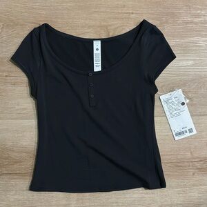 lululemon Cap-Sleeve Henley T-Shirt